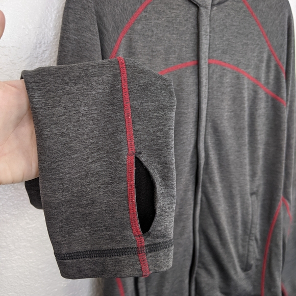REI Gray and Red Zip Up - Picture 5 of 10